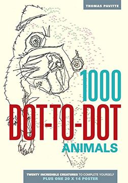 portada 1000 Dot-To-Dot: Animals (in English)