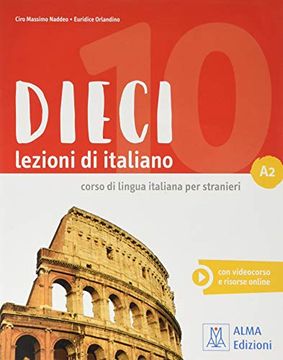 portada Dieci a2 Alumno + Ebook (en Italiano)