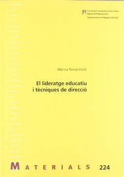 portada El lideratge educatiu i tècniques de direcció (Materials)