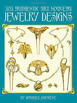 portada 305 Authentic art Nouveau Jewelry Designs (Dover Jewelry and Metalwork) (in English)