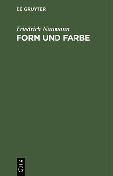 portada Form Und Farbe (en Alemán)