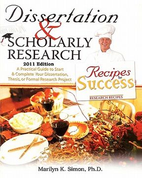 portada dissertation and scholarly research: recipes for success
