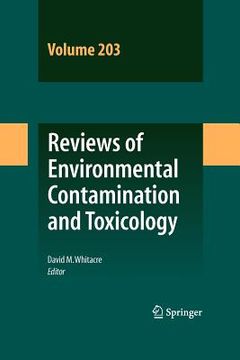 portada reviews of environmental contamination and toxicology vol 203 (en Inglés)