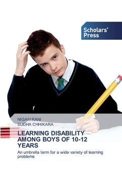 portada Learning Disability Among Boys of 10-12 Years (en Inglés)