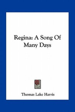 portada regina: a song of many days (in English)