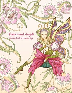 portada Fairies and Angels Coloring Book for Grown-Ups 1