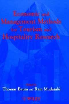 portada economic and management methods for tourism and hospitality research