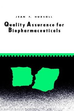 portada quality assurance for biopharmaceuticals (en Inglés)