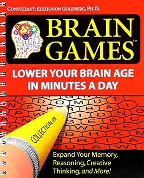 portada Brain Games #3: Lower Your Brain age in Minutes a day (Volume 3) (in English)