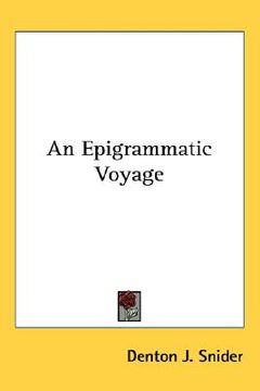 portada an epigrammatic voyage (en Inglés)