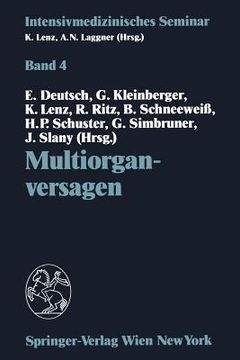 portada Multiorganversagen: (10. Wiener Intensivmedizinische Tage, 21.-22. Februar 1992) (en Alemán)