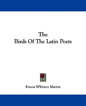 portada the birds of the latin poets (en Inglés)