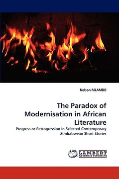 portada the paradox of modernisation in african literature (in English)