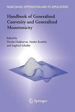 portada Handbook of Generalized Convexity and Generalized Monotonicity