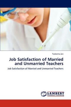 portada job satisfaction of married and unmarried teachers (en Inglés)