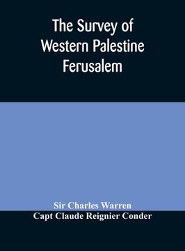 portada The Survey of Western Palestine Ferusalem