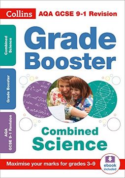portada Collins GCSE 9-1 Revision - Aqa GCSE Combined Science Grade Booster for Grades 3-9 (en Inglés)