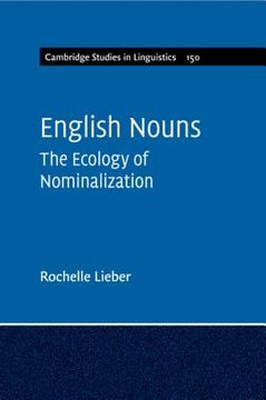 portada English Nouns: The Ecology of Nominalization (Cambridge Studies in Linguistics) (in English)