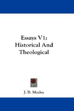 portada essays v1: historical and theological (in English)