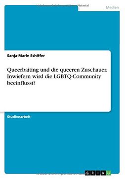 portada Queerbaiting Und Die Queeren Zuschauer. Inwiefern Wird Die Lgbtq-Community Beeinflusst? (German Edition)