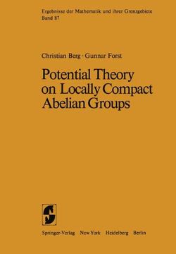 portada potential theory on locally compact abelian groups (in English)