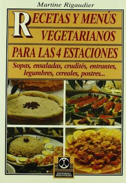 portada Recetas Y Menus Vegetarianos Para Las 4 Estaciones