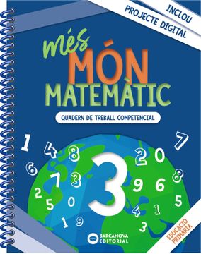 portada Més món Matemàtic 3 Quaderns de Treball de Competències Bàsiques (in Catalá)