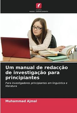 portada Um Manual de Redacção de Investigação Para Principiantes