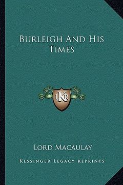 portada burleigh and his times (in English)