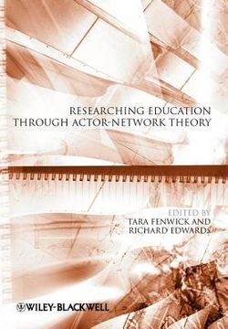 portada researching education through actor-network theory (en Inglés)