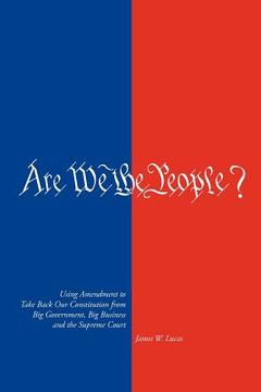 portada are we the people? (in English)