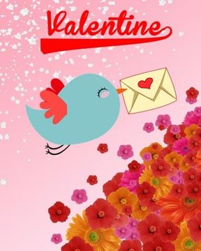 portada Valentine: Valentine Coloring Book For Kids, Color & Draw Plus Creative Activity (10 Things I Love) (Volume 2)