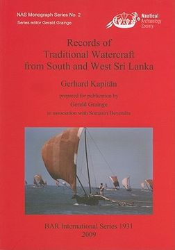 portada records of traditional watercraft from south and west sri lanka (en Inglés)