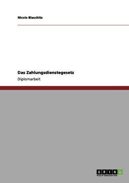 portada Das Zahlungsdienstegesetz (German Edition)