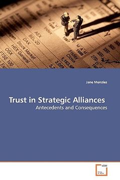 portada trust in strategic alliances (en Inglés)