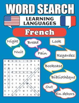 portada Word Search French: Word Find Puzzles (en Inglés)