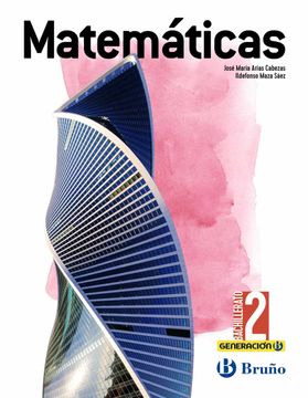portada Generación b Matemáticas 2 Bachillerato