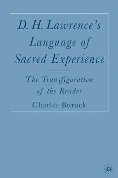 portada d.h. lawrence's language of sacred experience: the transfiguration of the reader (en Inglés)