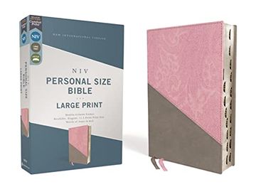 portada Niv, Personal Size Bible, Large Print, Leathersoft, Pink (en Inglés)