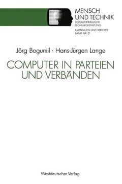 portada Computer in Parteien und Verbänden (Sozialverträgliche Technikgestaltung, Materialien und Berichte)