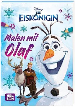 portada Disney die Eiskönigin: Malspaß mit Olaf (en Alemán)