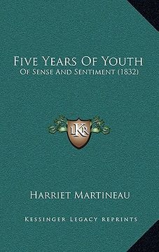 portada five years of youth: of sense and sentiment (1832)