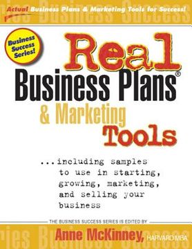 portada Real Business Plans and Marketing Tools (en Inglés)