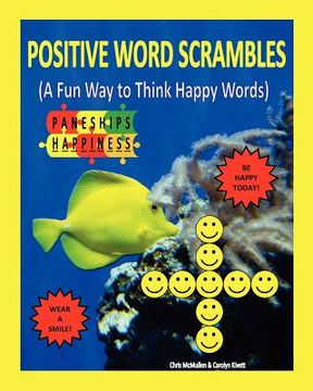 portada positive word scrambles (a fun way to think happy words)