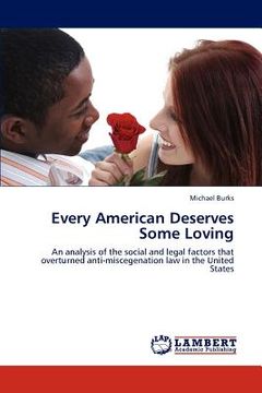 portada every american deserves some loving (en Inglés)