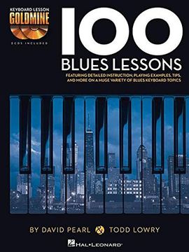 portada 100 Blues Lessons - Keyboard Lesson Goldmine Series (Book/Online Audio) [With 2 CDs]