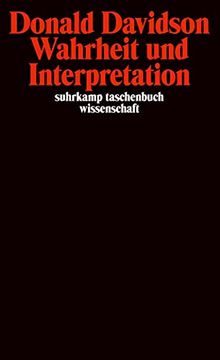 portada Wahrheit und Interpretation (Suhrkamp Taschenbuch Wissenschaft) (en Alemán)