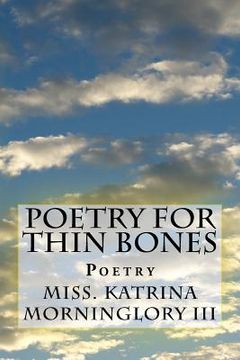 portada Poetry For Thin Bones (en Inglés)