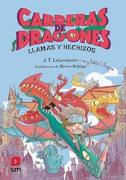 portada Carreras de Dragones 1: Llamas y Hechizos