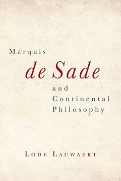 portada Marquis de Sade and Continental Philosophy (en Inglés)